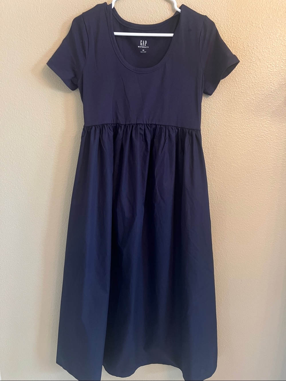 GAP Maternity Maxi Blue T Shirt Dress XS